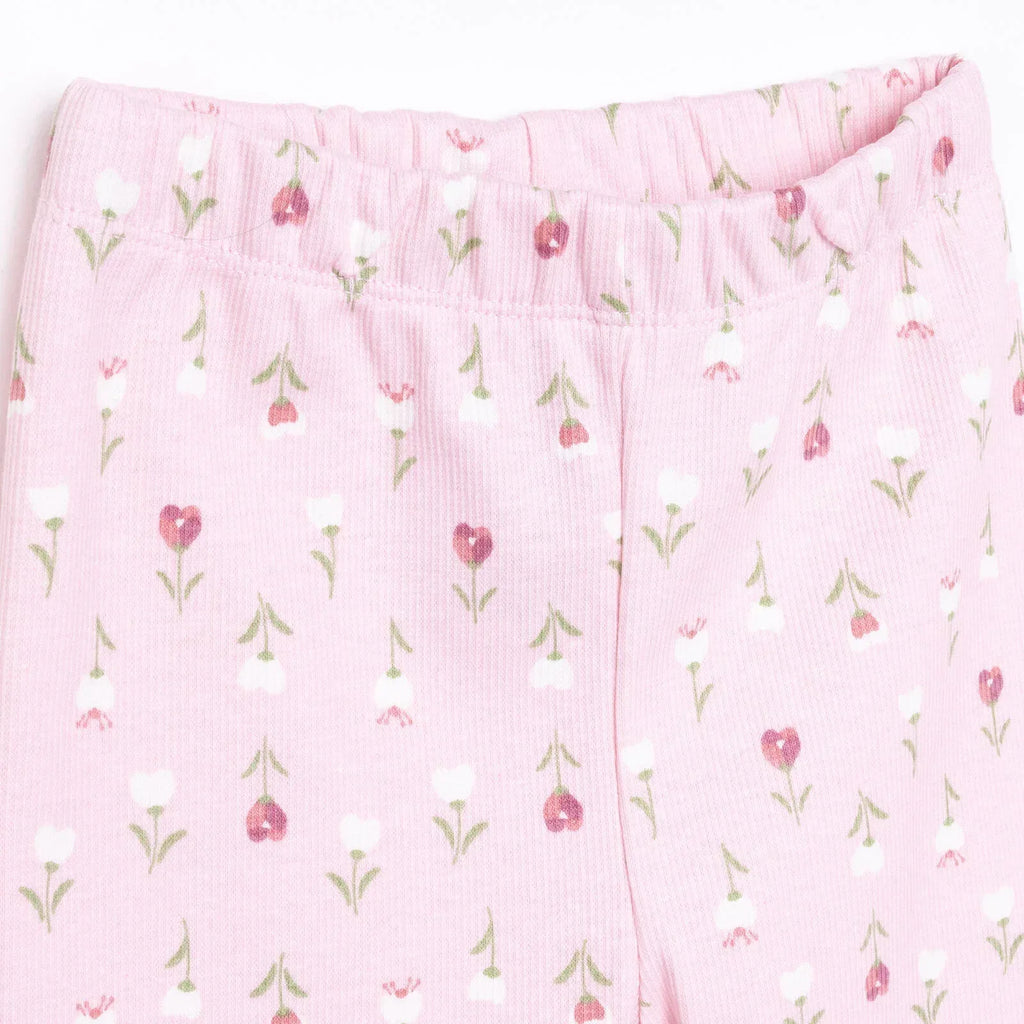 HelloBaby Winter Fairytale Leggings Set - Ecru - Bobobiy