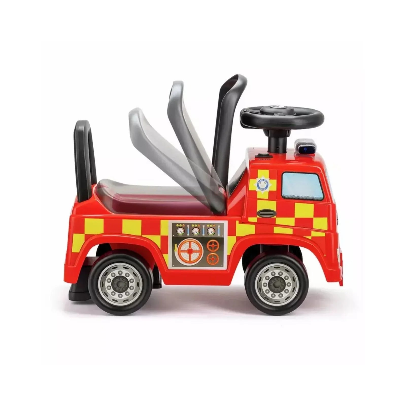 Xootz Mercedes-Benz Fire Engine Foot-to-Floor Ride On - Red