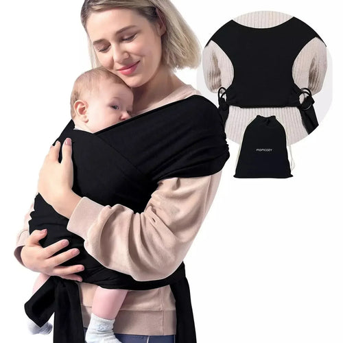 Momcozy Baby Carrier - Black - Bobobiy