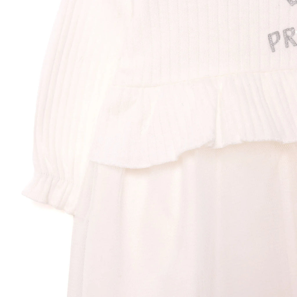 HelloBaby Little Life Newborn Girl Dress - Ecru