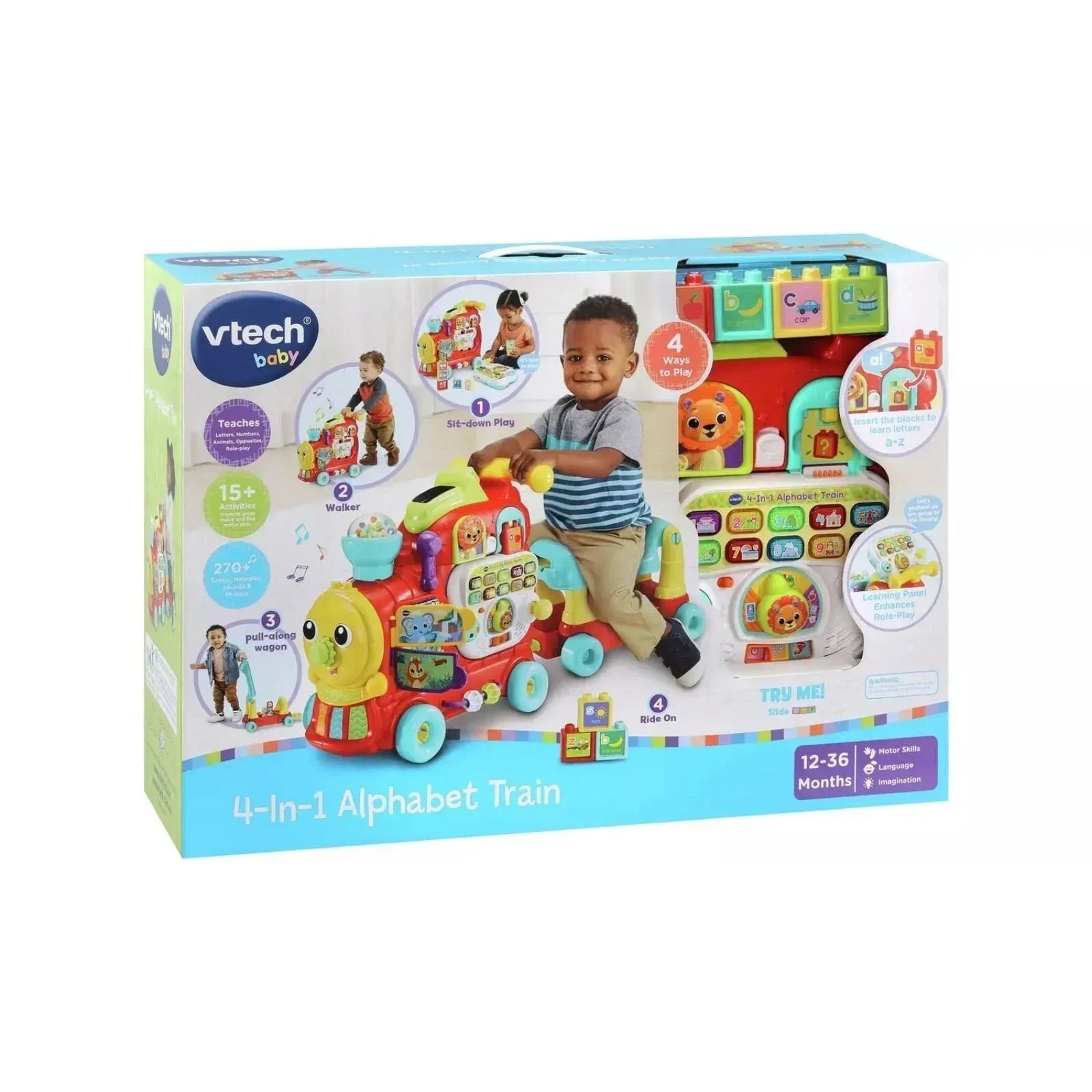 VTech 4-in-1 Alphabet Train - Bobobiy