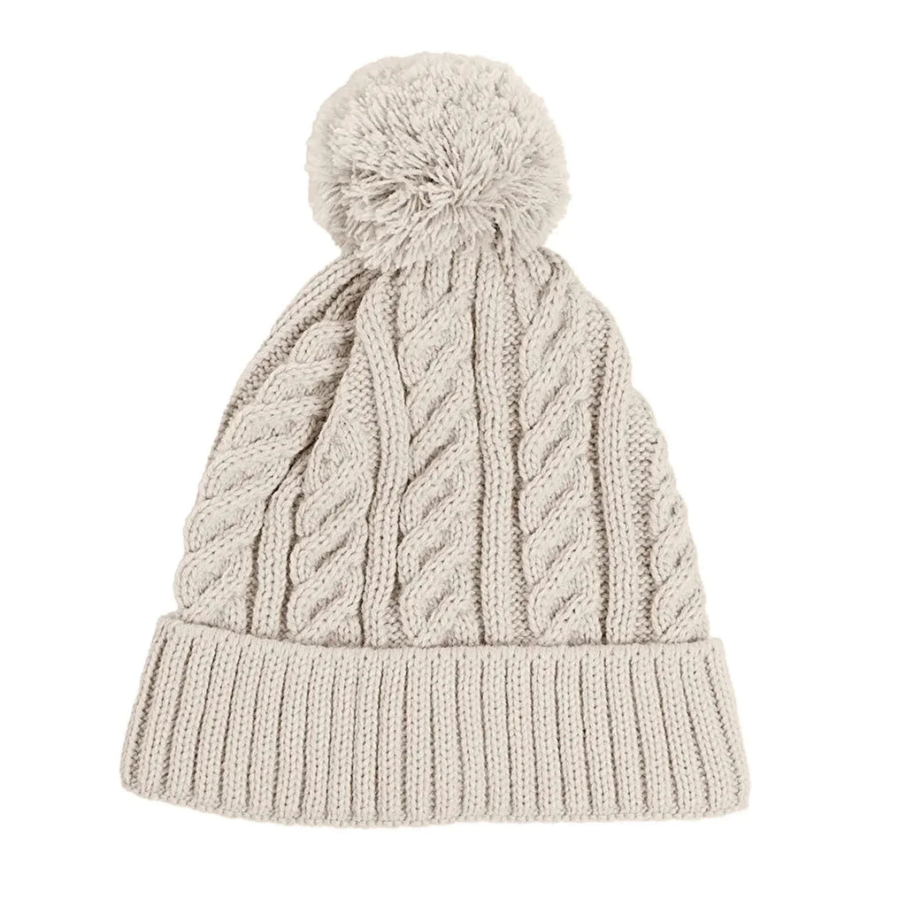 HelloBaby Unisex Beanie - Ecru