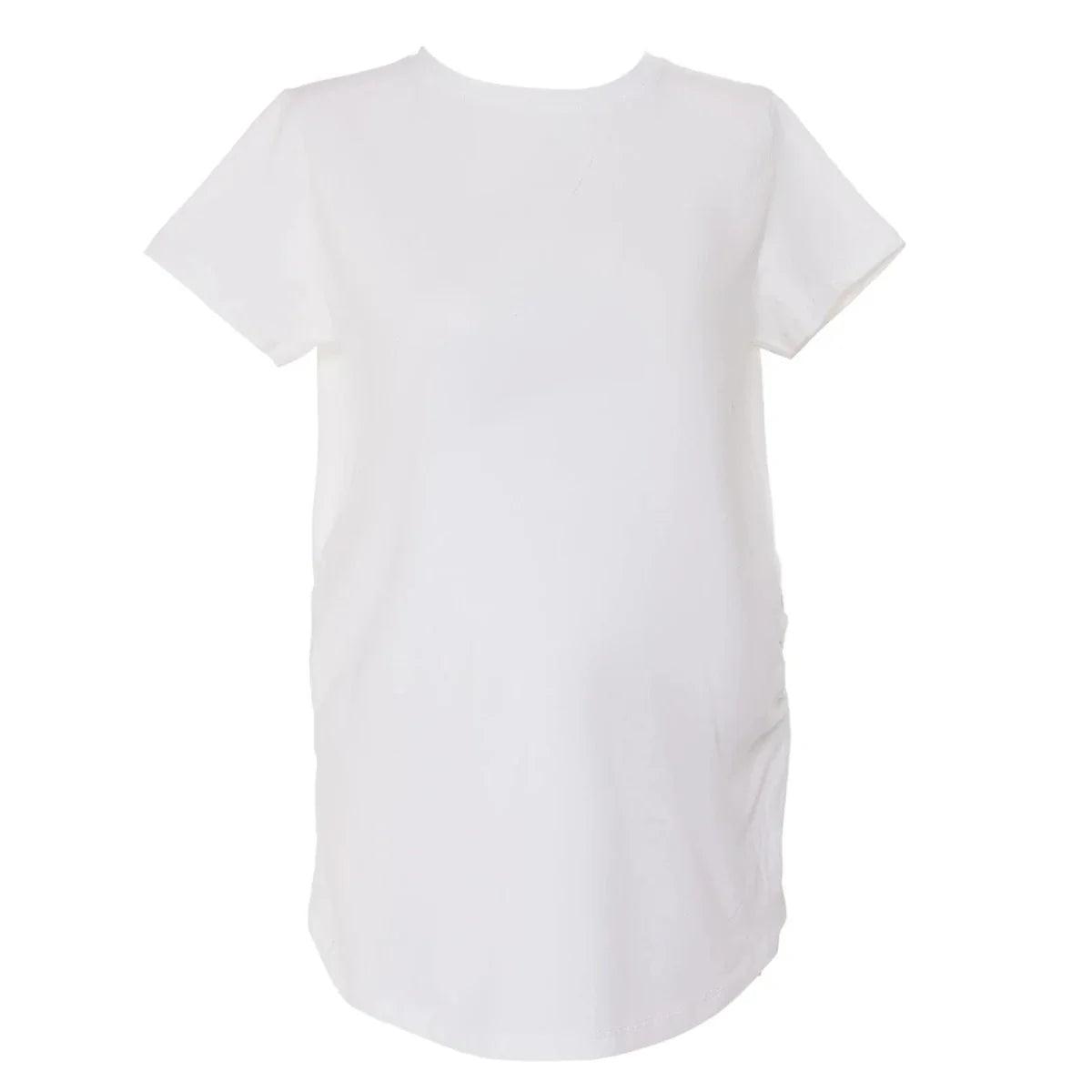baby mom Mom Maternity Tshirt - White