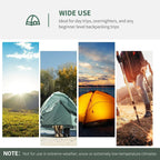 Dark green camping tent on a trip-ready setup, wide-use design for outdoor outings