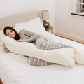 9-ft-maternity-pillow-and-case-cream-963076 - Bobobiy