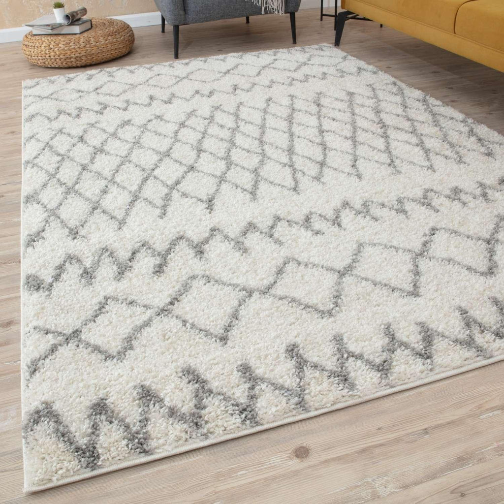 900MoroccanIvoryGreyShaggyRug-11 - Bobobiy
