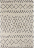 900MoroccanIvoryGreyShaggyRug - Bobobiy