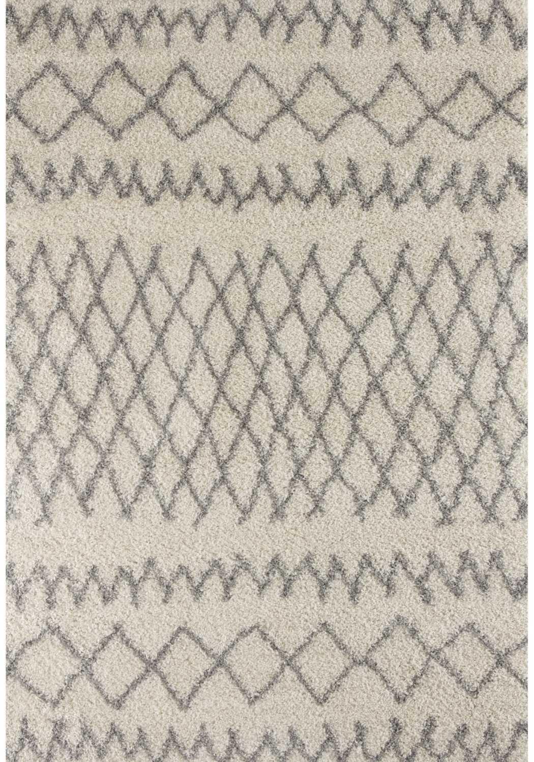 900MoroccanIvoryGreyShaggyRug - Bobobiy