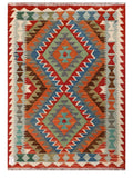 Maimana Afghanistan Kilim Rug - 129 x 91 cm - Handmade