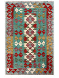 Maimana Afghanistan Kilim Rug - 127 x 82 cm - Handmade