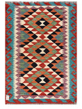 Maimana Afghanistan Kilim Rug - 124 x 86 cm - Handmade