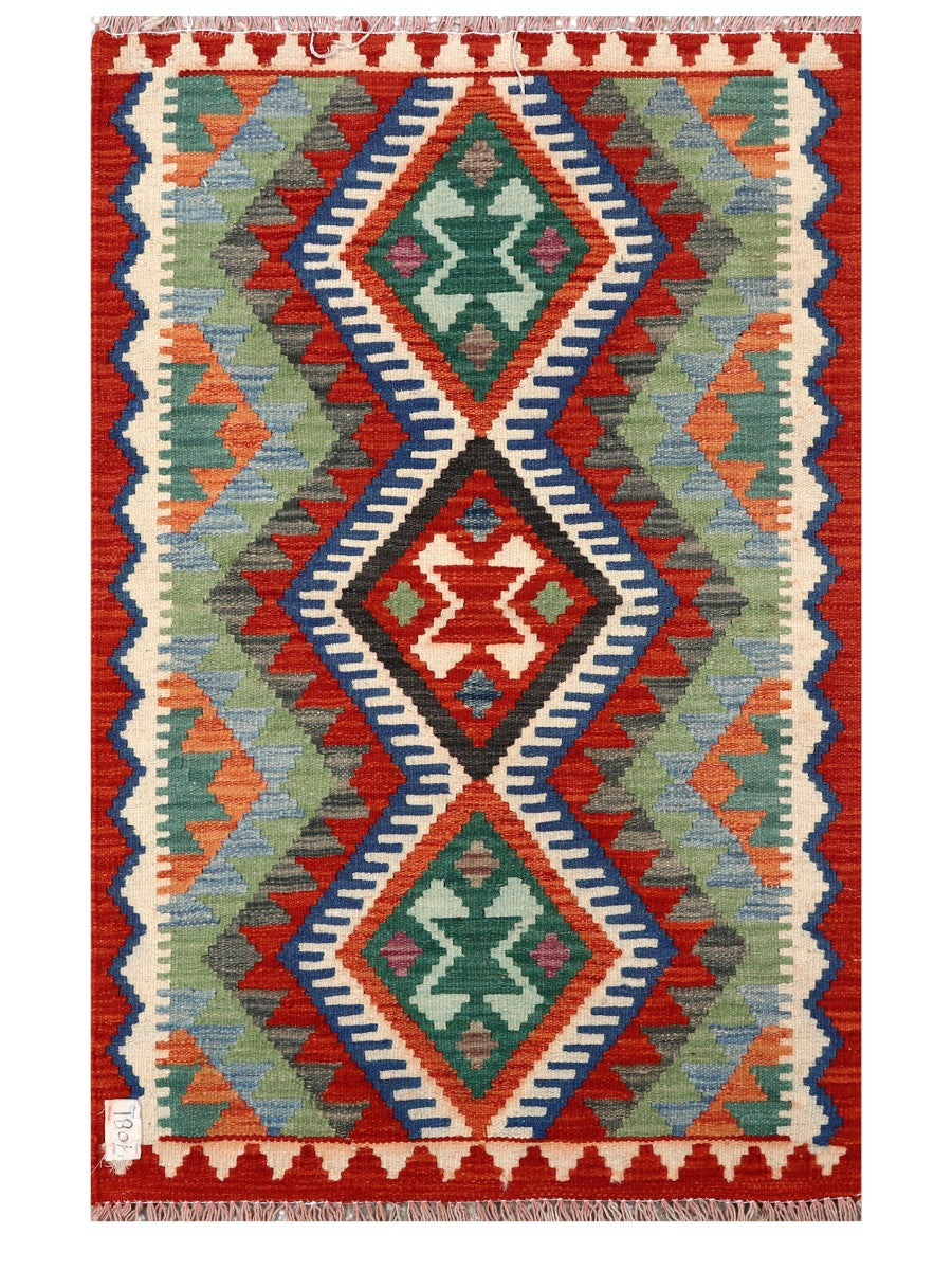 Maimana Afghanistan Kilim Rug - 125 x 80 cm - Handmade