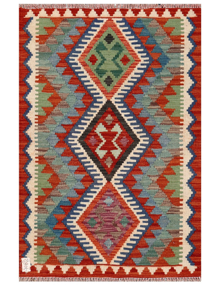 Maimana Afghanistan Kilim Rug - 122 x 80 cm - Handmade
