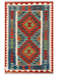 Maimana Afghanistan Kilim Rug - 121 x 80 cm - Handmade