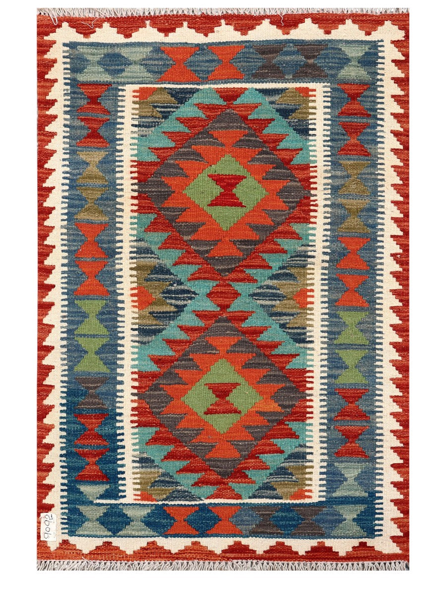 Maimana Afghanistan Kilim Rug - 121 x 80 cm - Handmade