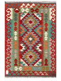 Maimana Afghanistan Kilim Rug - 123 x 82 cm - Handmade