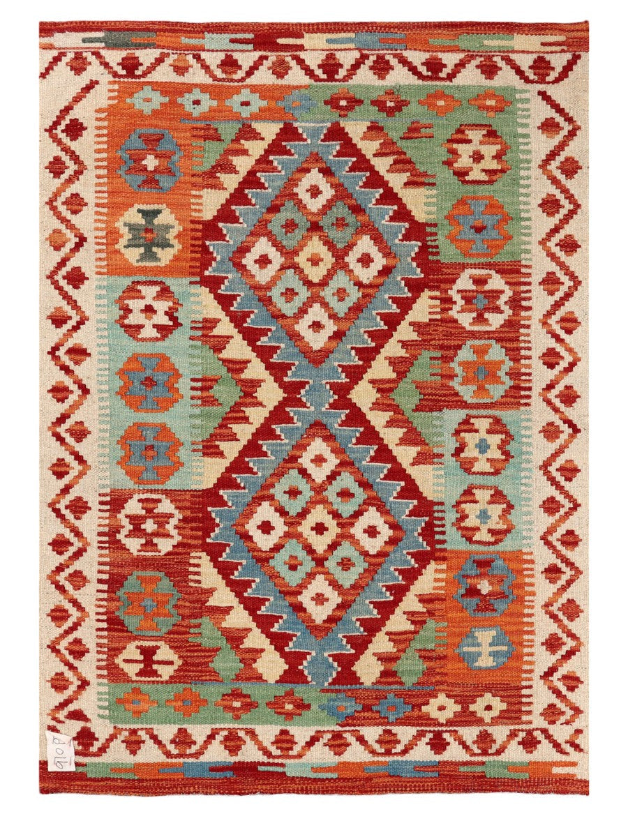 Maimana Afghanistan Kilim Rug - 115 x 80 cm - Handmade