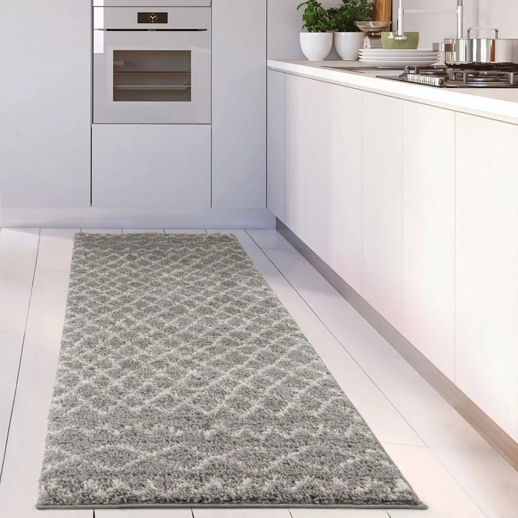 910MoroccanGreyShaggyRug-22 - Bobobiy