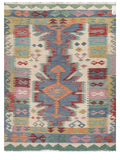 Maimana Afghanistan Kilim Rug - 198 x144 cm - Handmade