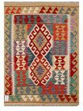 Maimana Afghanistan Kilim Rug - 110 x 79 cm - Handmade