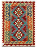Maimana Afghanistan Kilim Rug - 111 x 80 cm - Handmade