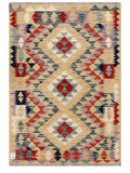 Maimana Afghanistan Kilim Rug - 121 x 82 cm - Handmade