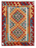 Maimana Afghanistan Kilim Rug - 119 x 86 cm - Handmade