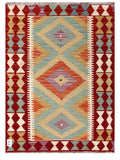 Maimana Afghanistan Kilim Rug - 116 x 84 cm - Handmade