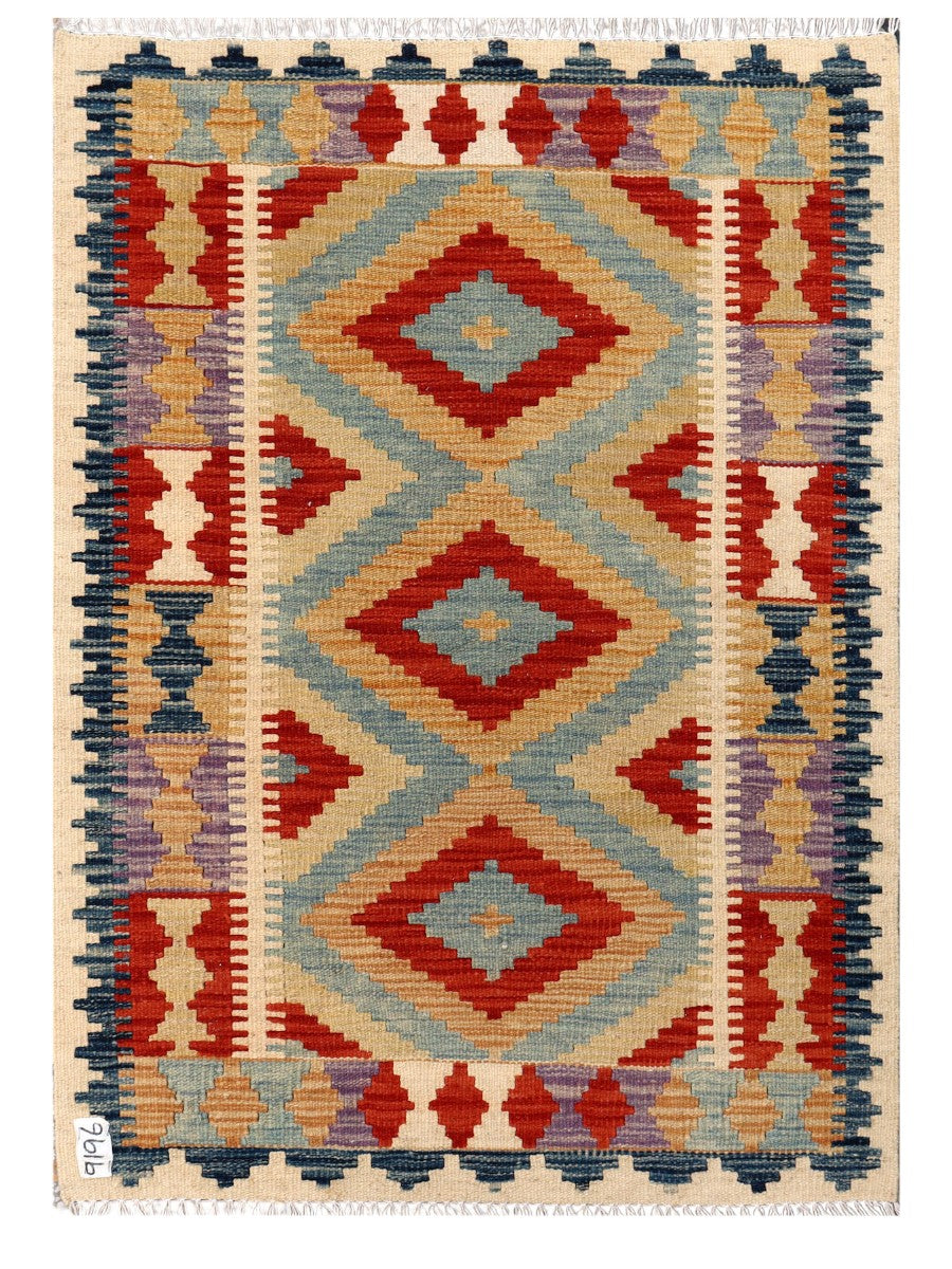 Maimana Afghanistan Kilim Rug - 123 x 87 cm - Handmade