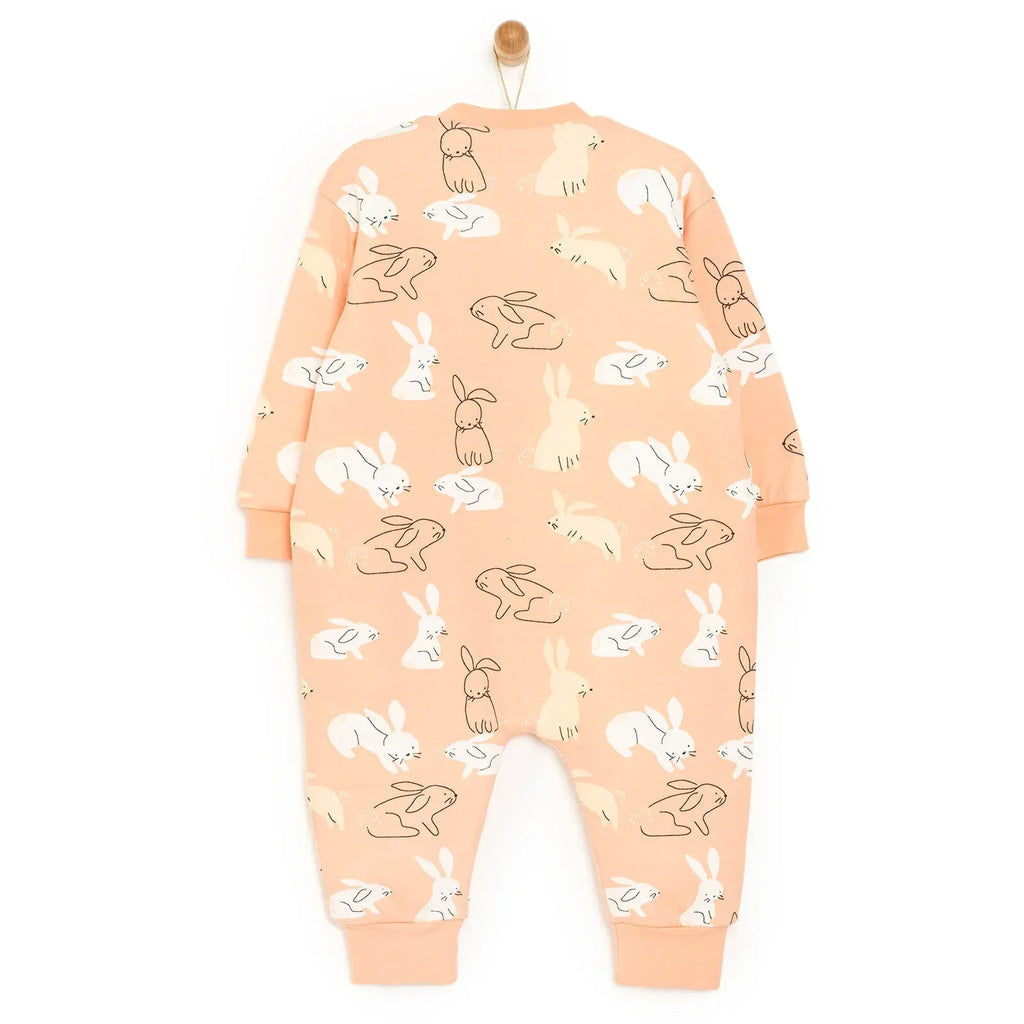 HelloBaby Girl Sleepsuit - Light Pink - Bobobiy