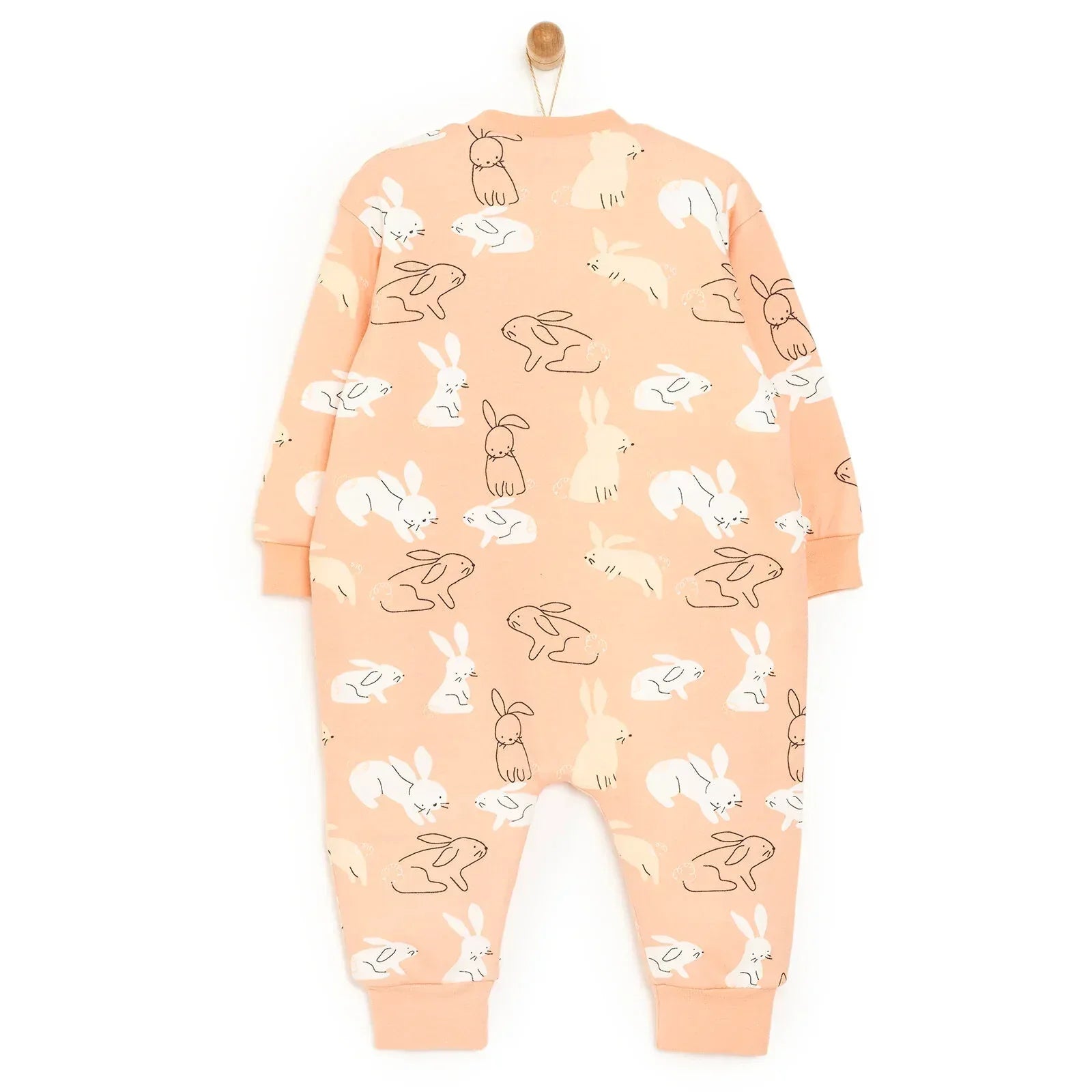HelloBaby Girl Sleepsuit - Light Pink - Bobobiy