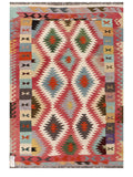 Maimana Afghanistan Kilim Rug - 193 x132 cm - Handmade