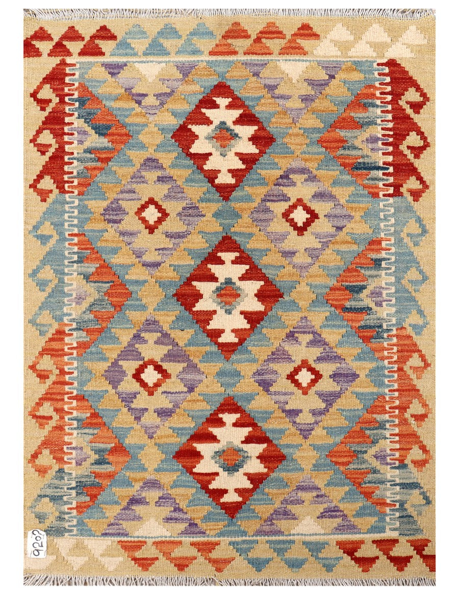 Maimana Afghanistan Kilim Rug - 119 x 85 cm - Handmade