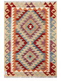 Maimana Afghanistan Kilim Rug - 118 x 81 cm - Handmade