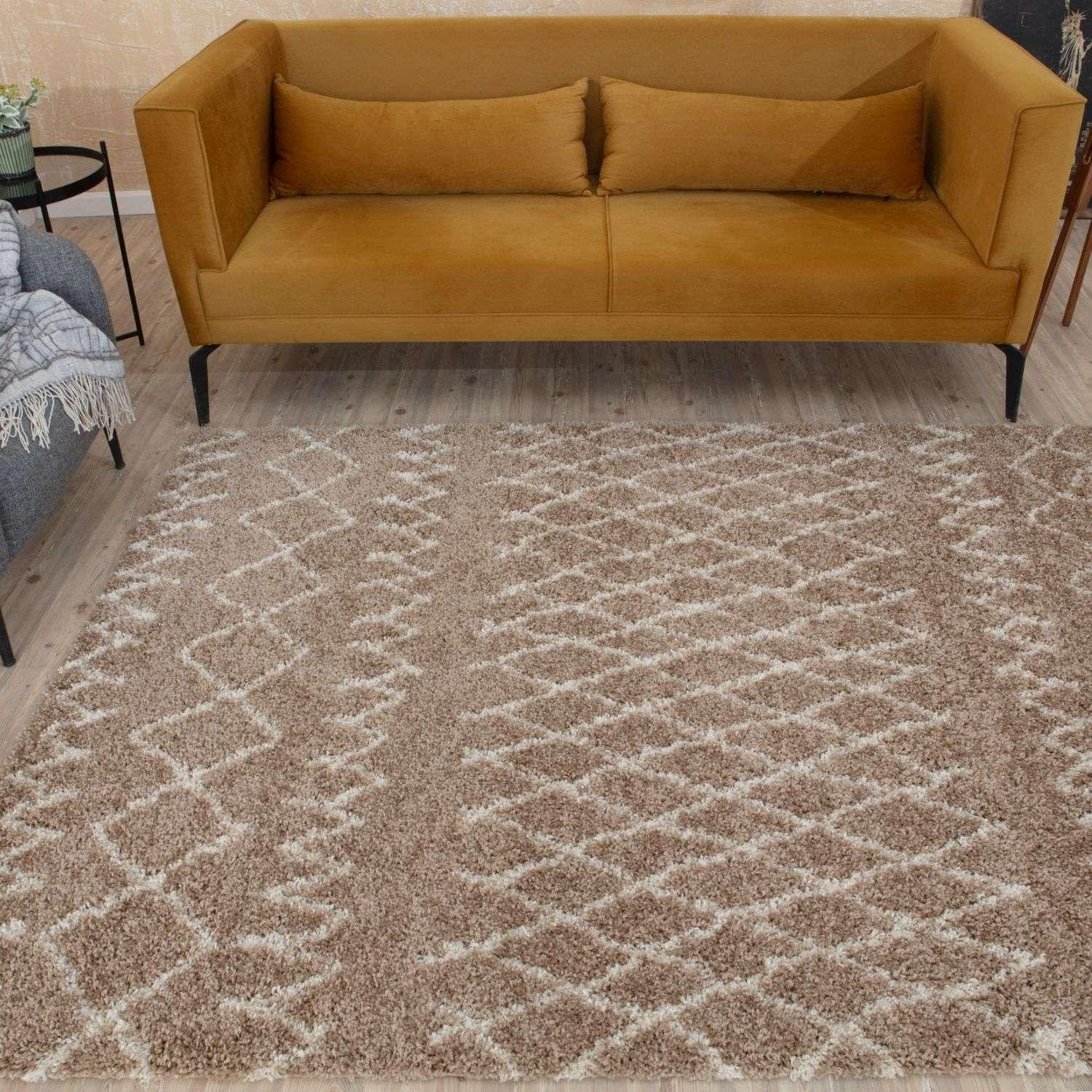 920MoroccanBeigeShaggyRug-10 - Bobobiy
