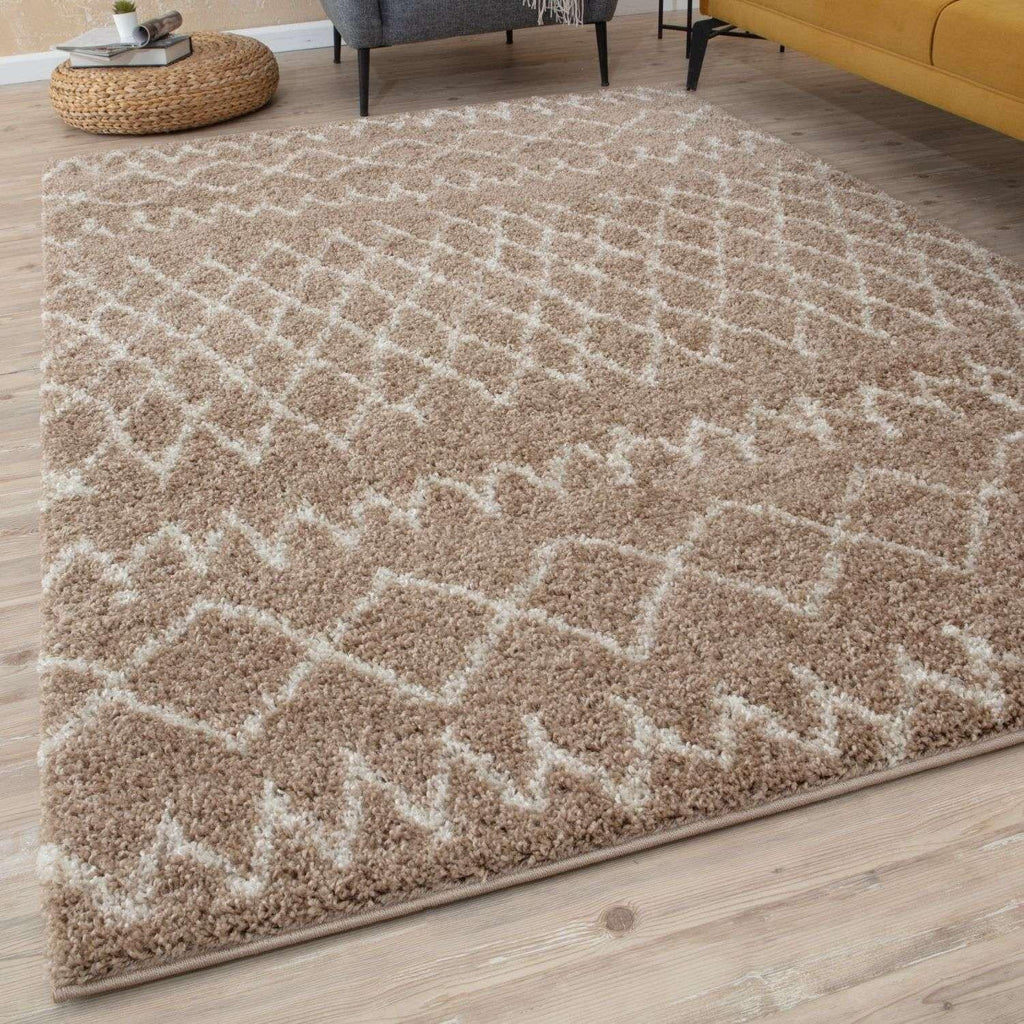 920MoroccanBeigeShaggyRug-11 - Bobobiy