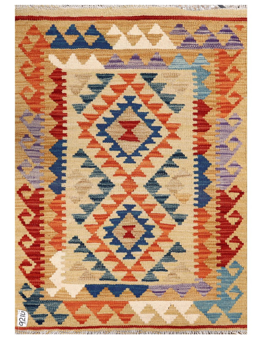 Maimana Afghanistan Kilim Rug - 115 x 81 cm - Handmade