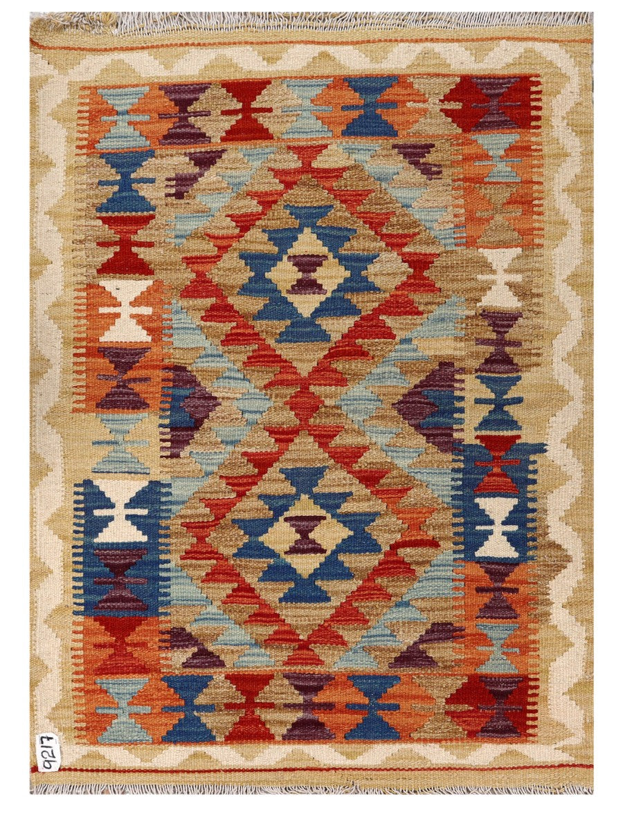 Maimana Afghanistan Kilim Rug - 118 x 85 cm - Handmade