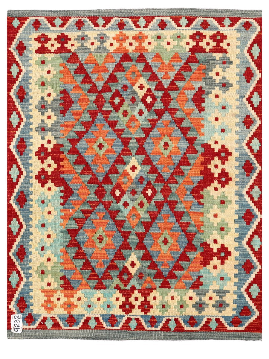 Maimana Afghanistan Kilim Rug - 119 x 90 cm - Handmade