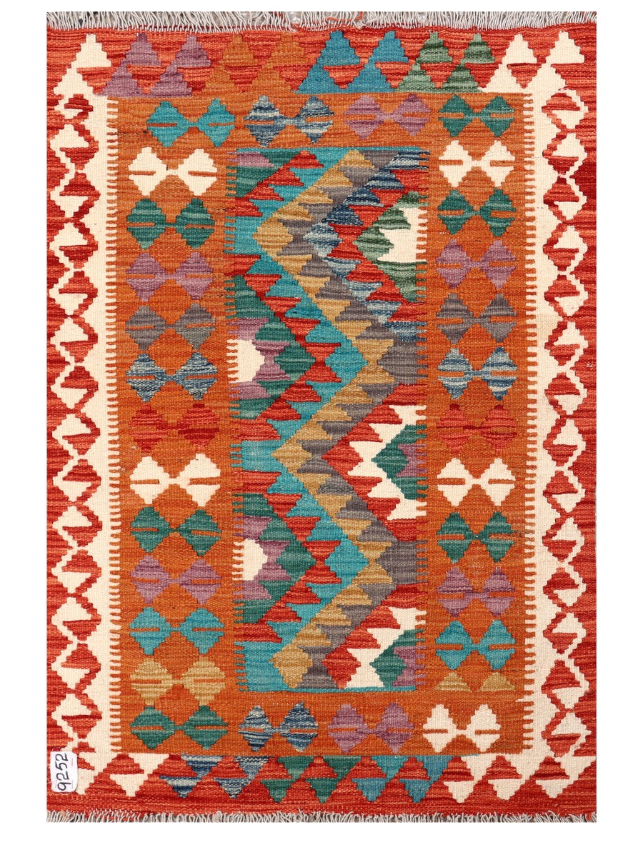 Maimana Afghanistan Kilim Rug - 121 x 82 cm - Handmade