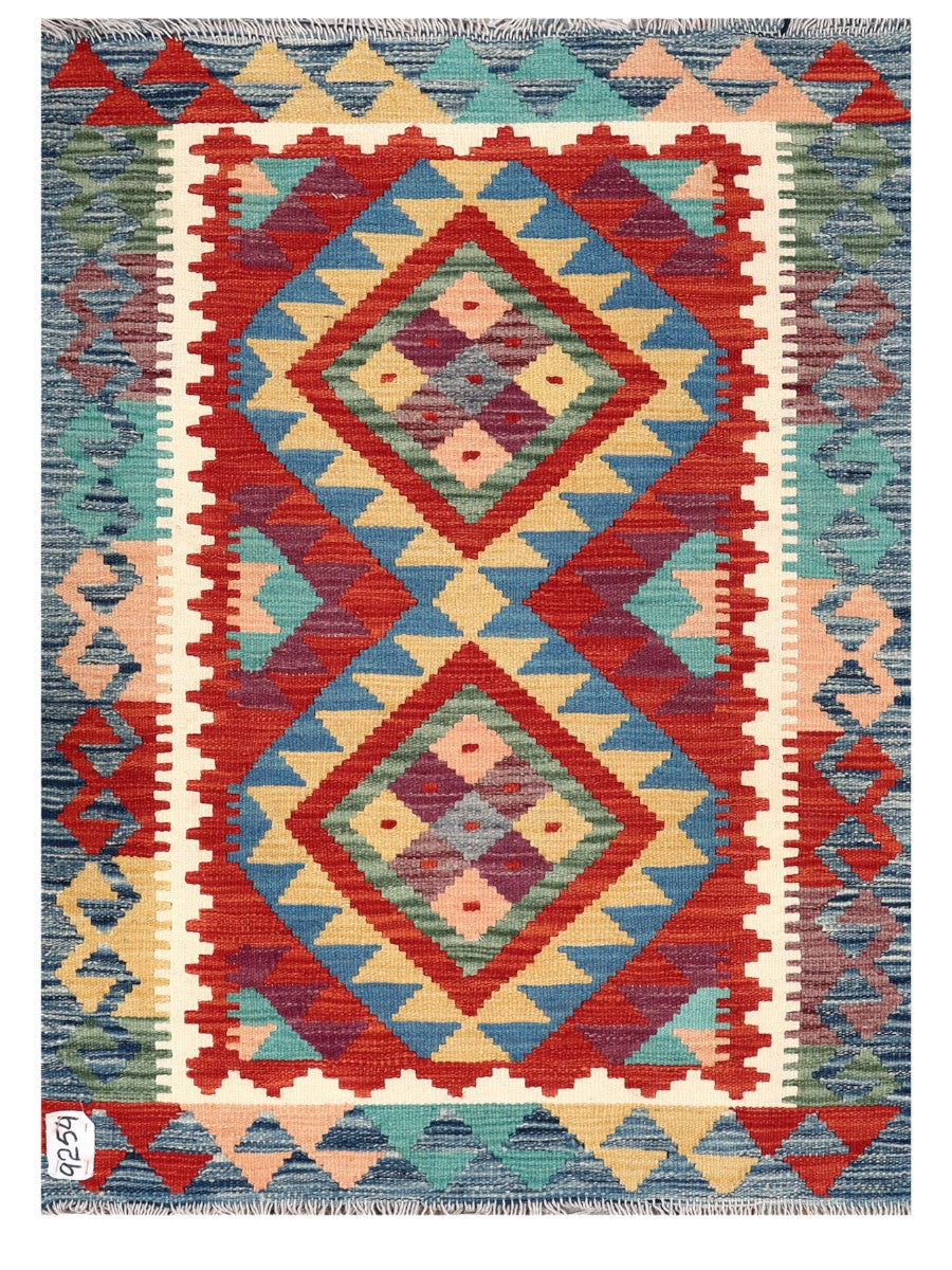 Maimana Afghanistan Kilim Rug - 110 x 80 cm - Handmade