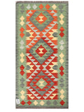 Maimana Afghanistan Kilim Rug - 132 x 65 cm - Handmade