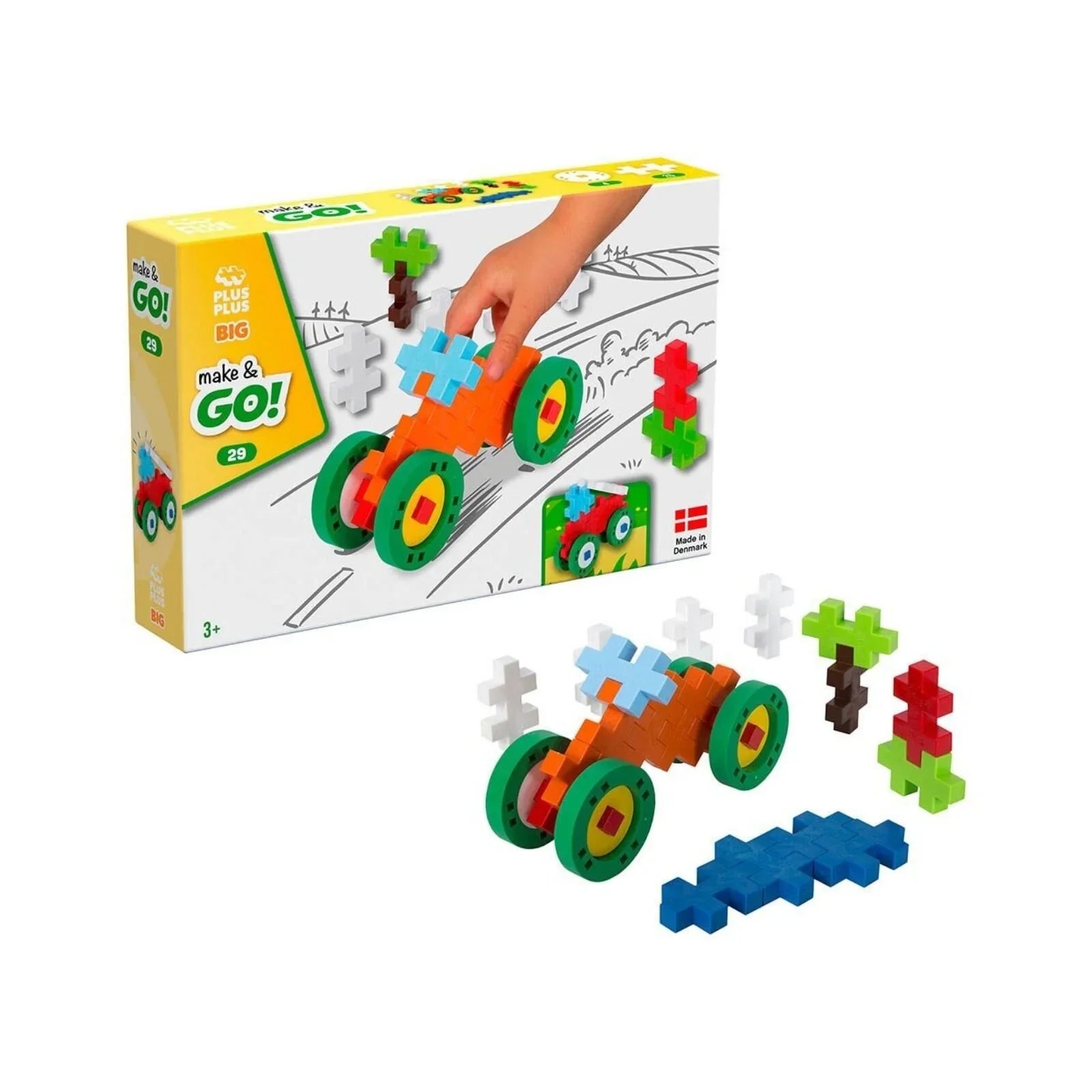 Plus Plus Big Make & Go 29 pcs