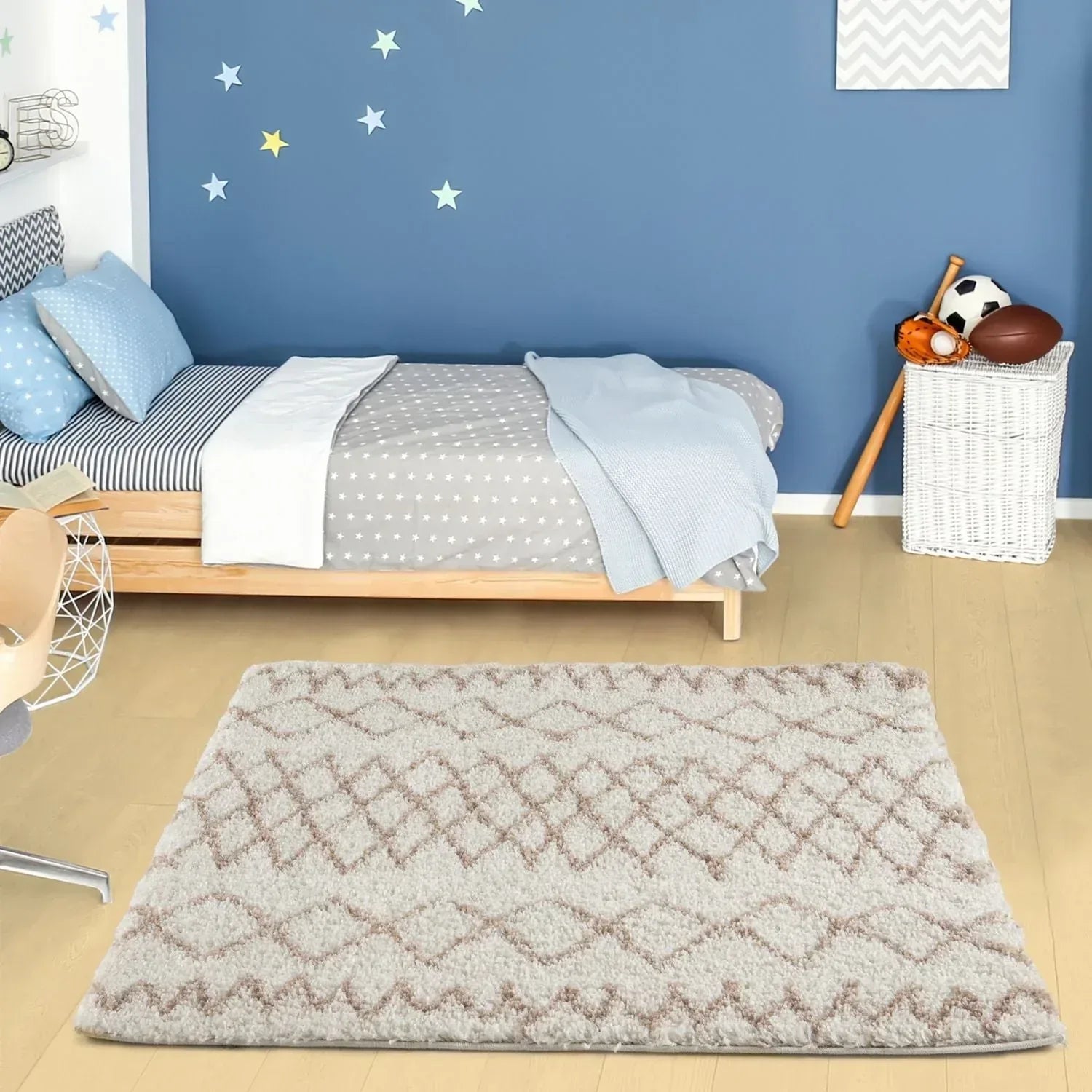930MoroccanIvoryBeigeShaggyRug-19 - Bobobiy
