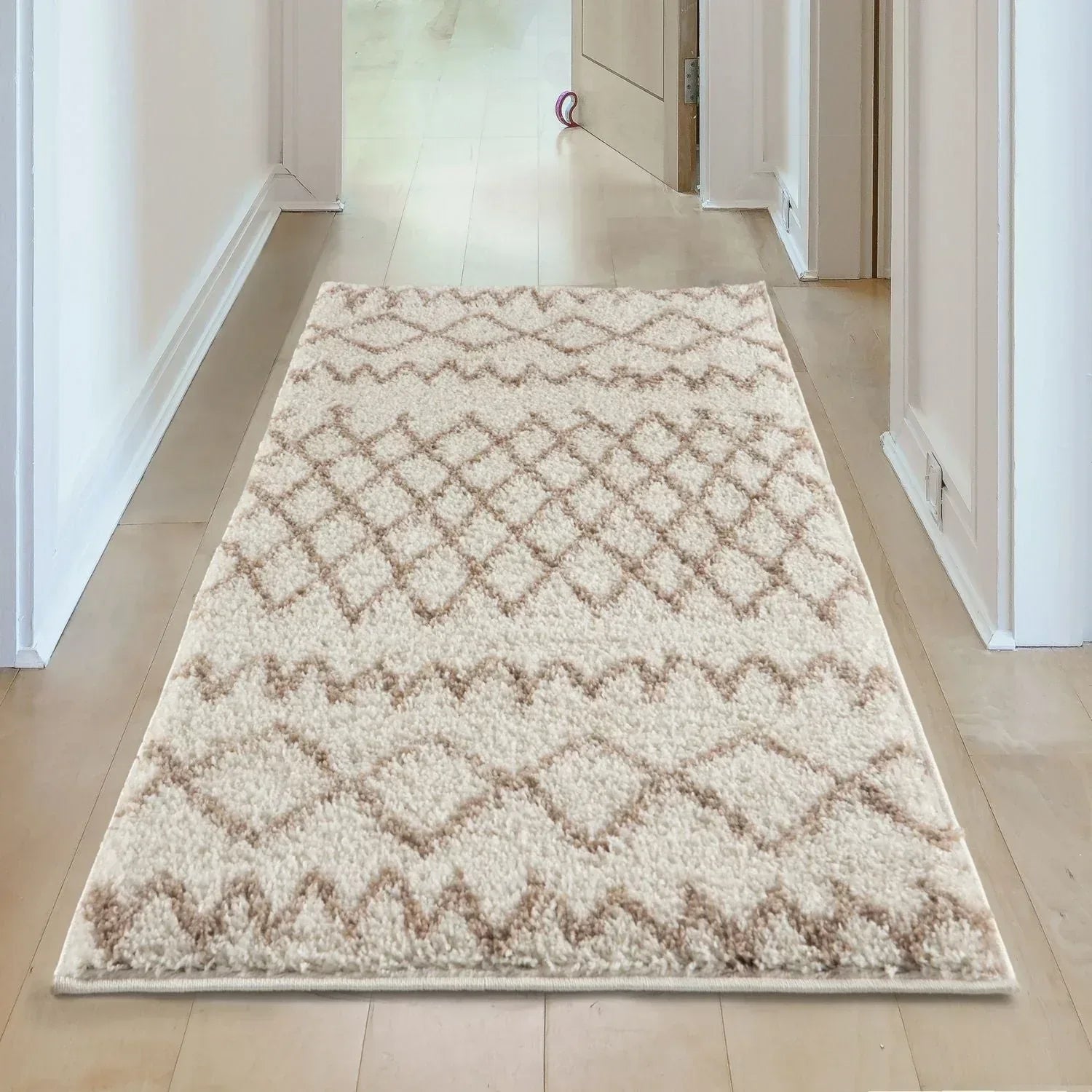 930MoroccanIvoryBeigeShaggyRug-25 - Bobobiy