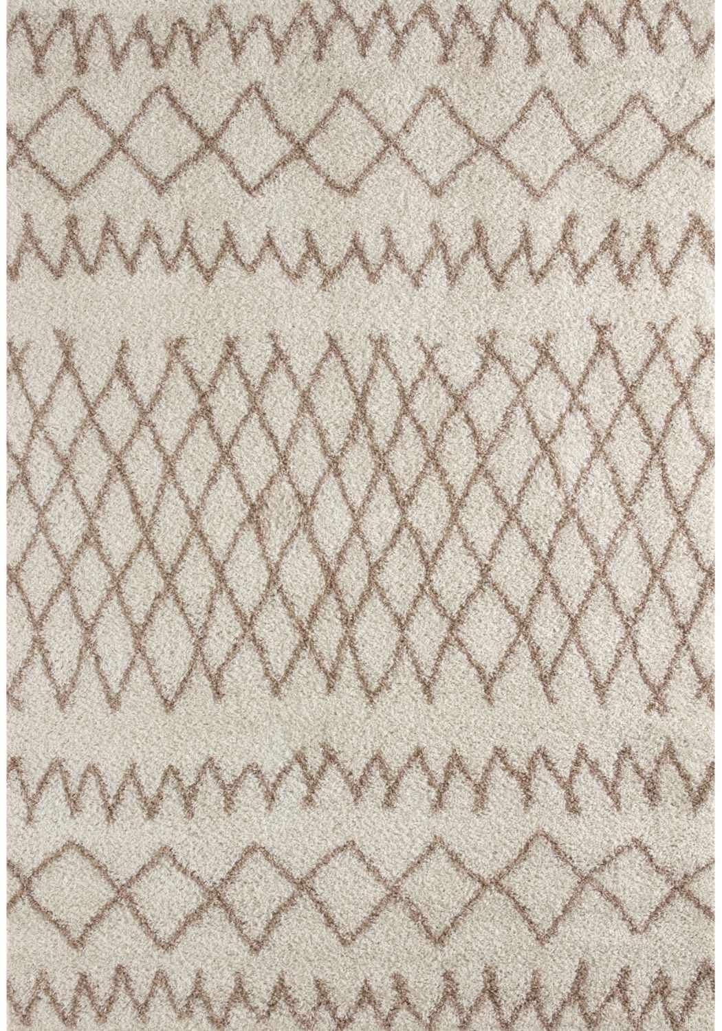 930MoroccanIvoryBeigeShaggyRug - Bobobiy