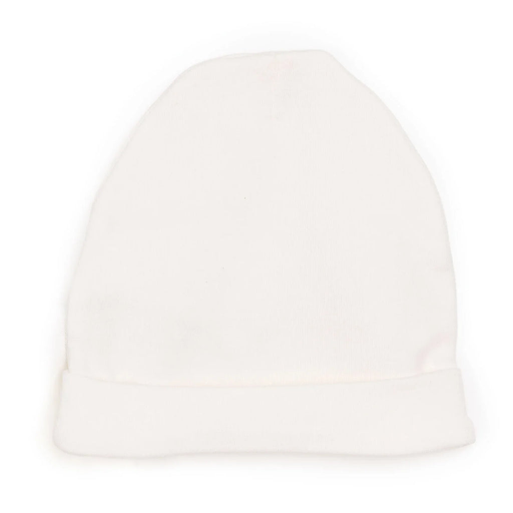 HelloBaby Newborn Organic Wrapover Top-Hat - Ecru