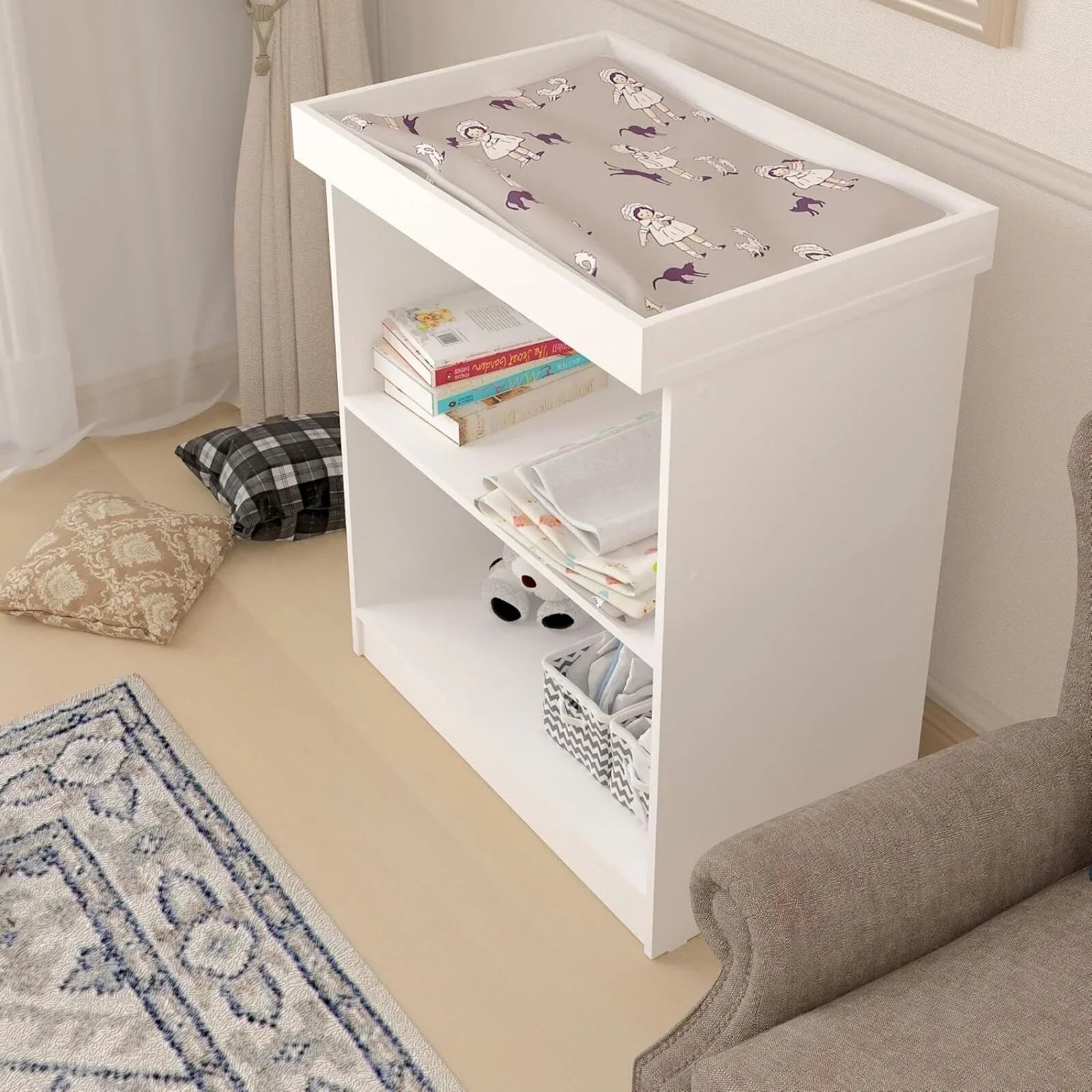 Shefa Kids 810 Changing Table - White