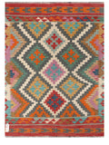 Maimana Afghanistan Kilim Rug - 200 x146 cm - Handmade