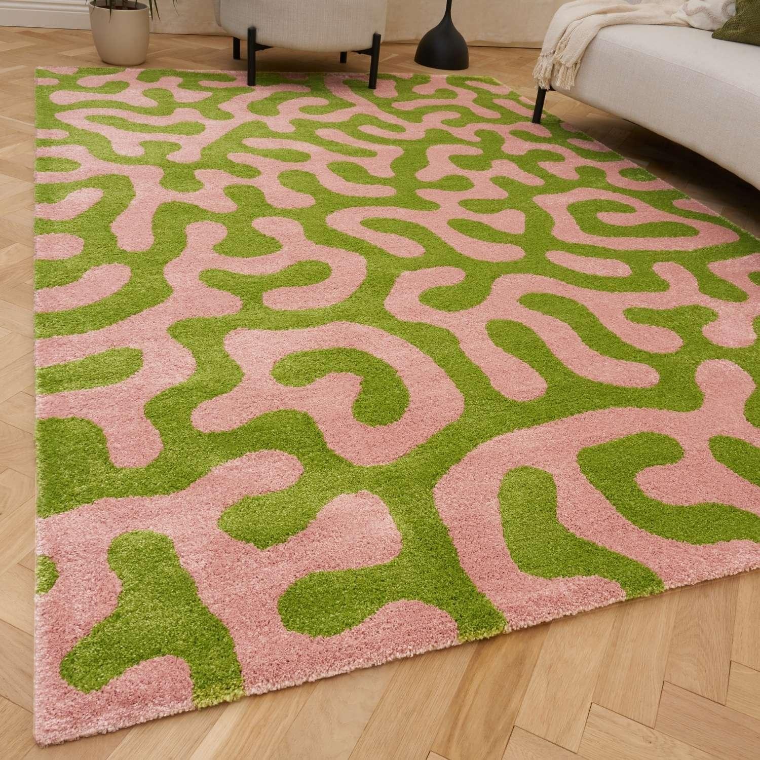 9370_abstract_green_pink_direct_image - Bobobiy